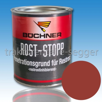 (18.67 Euro/L) 750 ml BÜCHNER  Rost-Stopp Grundierung rotbraun